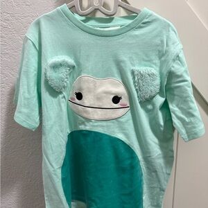 H&M Mint Green Frog Face T-Shirt
